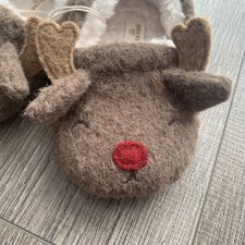 Nowe kapcie Zara Home bambosze renifery