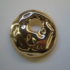 PIĘKNA DUŻA BROSZKA STAL NIERDZEWNA