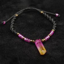 Bransoletka makramowa "Pomarańcze i arbuzy"