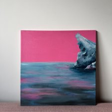 Obraz akrylowy Różowy Klif