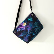 Torebka R U T H Neon Leaves -welurowa torebka midi