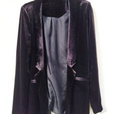 WOMEN  - WELUROWA MARYNARKA