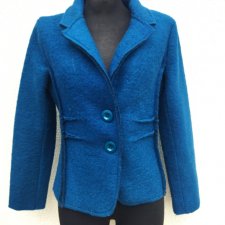 MADE IN ITALY - WEŁNIANA MARYNARKA rezerwacja