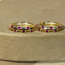 ❁ ❁ rubinowe kreolki ❁ ❁