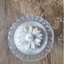 Zapachowa Świeca Sojowa, Naturalna Świeczka z Kwiatami, Pucharek