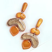 Kolorowe wiszące kolczyki BEA