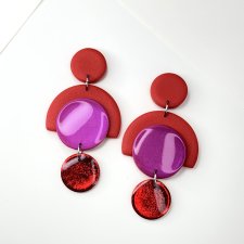 Azteckie wiszące kolczyki HALL