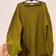 Sweter bawełniany My True Me by Tom Tailor, oliwkowy, lekkiej dzianiny. 6XL / 52 / 24·Bardzo dobry·Tom Tailor