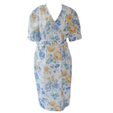 VINTAGE sukienka w kwiaty