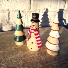 Zestaw figurek świątecznych