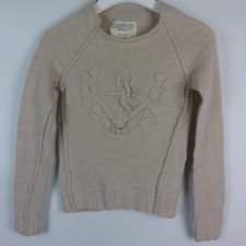 AllSaints damski sweter wełna len alpaka / XS