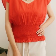 Czerwona bluzka nowa L