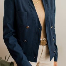 Granatowa marynarka XS/S