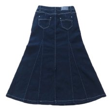 Długa spódnica jeansowa