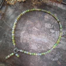 Choker agat zielony