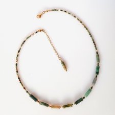 Naszyjnik Subtelny z Agatem Indyjskim