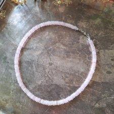 Choker z kwarcu różowego