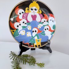 Talerz dekoracyjny z serii Bajki, Królewna Śnieżka