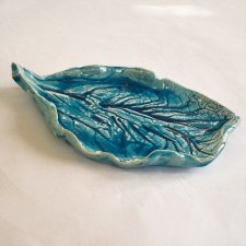 Bajkowy listek - ceramiczna patera