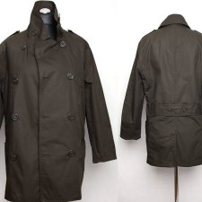 CRAFTED dwurzędowa kurtka khaki przejściowa z ociepleniem R 40/L unisex Hp25