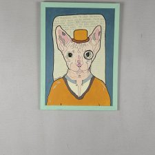 Obraz - KOT SPHINX - A3