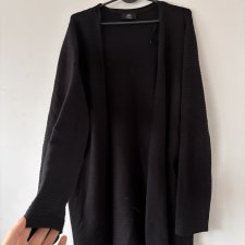 czarny długi kardigan c&a benotti 4XL 48