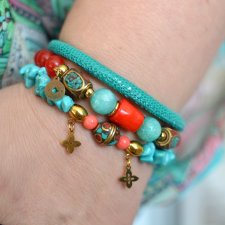 ZESTAW BRANSOLETEK ORIENT TURQUOISE