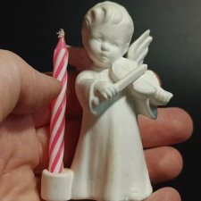 Biskwitowa figurka aniołek Goebel vintage