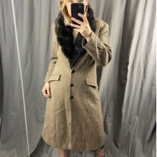 east płaszcz wełna