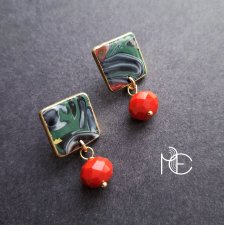 zieleń w czerwieni no5