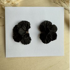 Kolczyki Black Petals