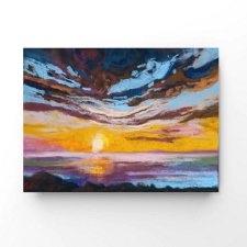 Pejzaż - rysunek pastelami