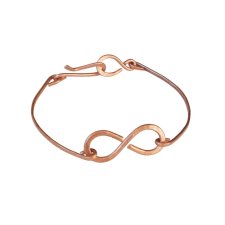 Bransoletka z miedzi - symbol nieskończoności /1/