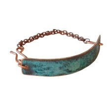 Bransoletka z patynowanej miedzi /3/