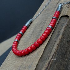 Koral czerwony - naszyjnik 06