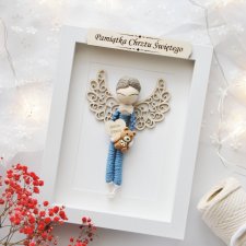 Pamiątka Chrztu Świętego dla chłopca #2 | Aniołek chłopiec