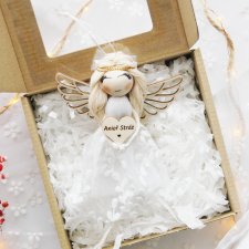 Makramowy Anioł Stróż na prezent | Pakowanie gratis!