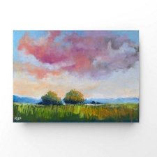 Pejzaż - rysunek pastelami