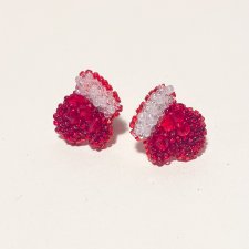 Kolczyki świąteczne rękawiczki