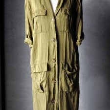 Sukienka letnia szmizjerka cargo wiskoza XS