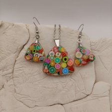 Owocowa Energia – komplet biżuterii z żywicy