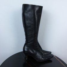 Hobbs skórzane kozaki skóra naturalna 37 - 24 cm