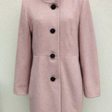 FUCHS SCHMITT - WEŁNIANY PŁASZCZ