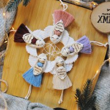 Aniołki na choinkę | Zawieszki choinkowe aniołki - zestaw XL