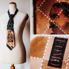 Jedwabny krawat UOMO dla niej lub dla niego