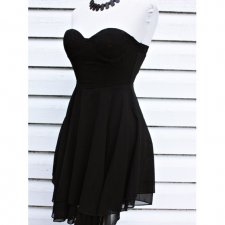 CZARNA SUKIENKA  WIZYTOWA