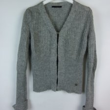 Calvin Klein sweter kardigan z moherem / M