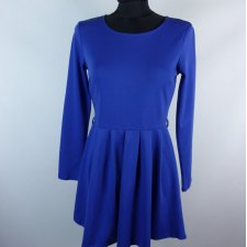 Forever 21 chabrowa sukienka w zakładki / S