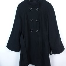 South wełniany płaszcz jesionka z paskiem 14 / 40