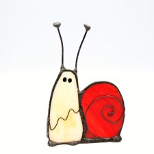 Ślimak – witrażowy bibelot dla Ogrodnika